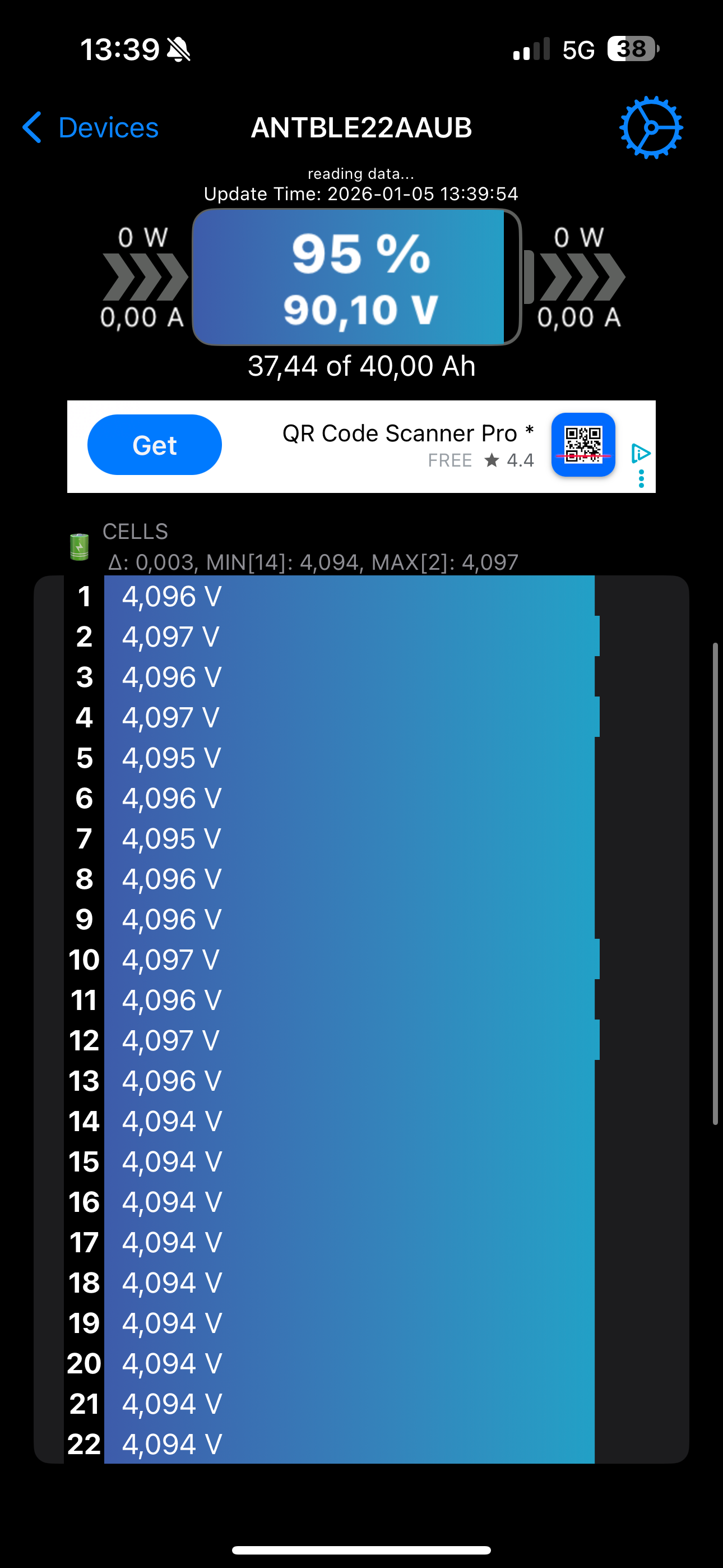 Previously used eBike v5 for sale
