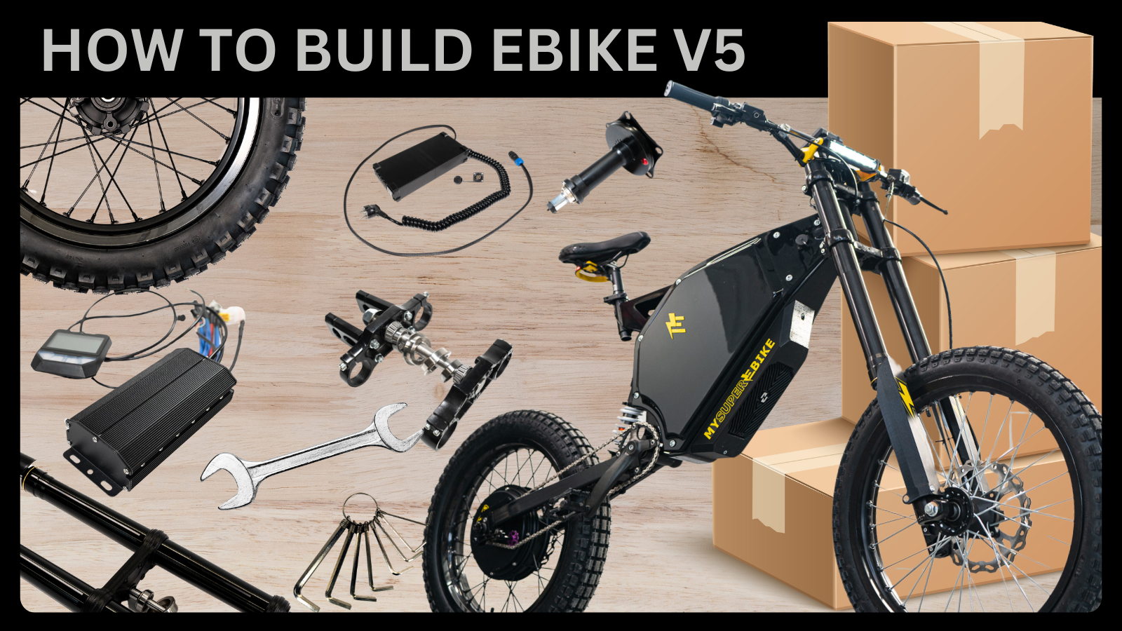 Load video: How to Build Powerful eBike / START TO FINISH